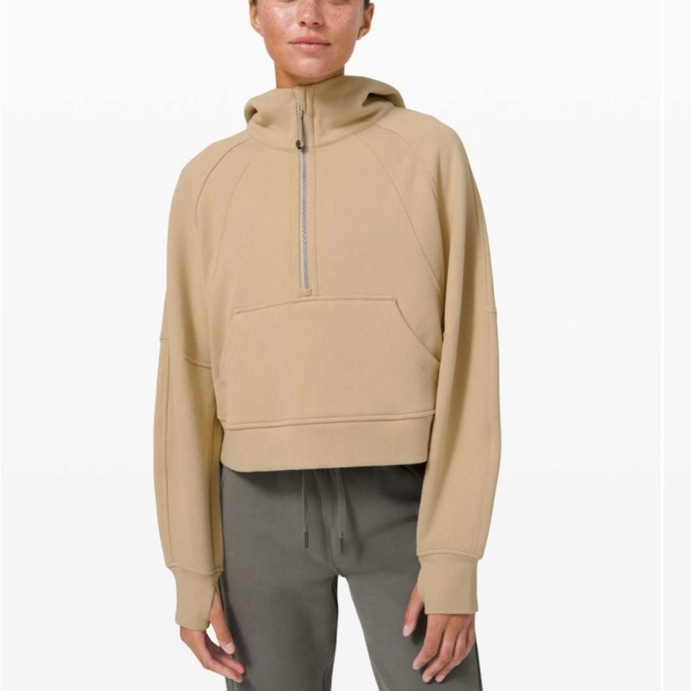 lululemon scuba oversized half zip hoodie